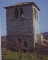 Nieigles, Eglise romane, Tour clocher, face ouest